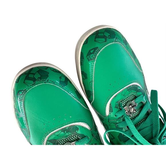 Reebok Reverse Jam Monopoly House Homes Hotels High Tops sz 12 Green White main image 8